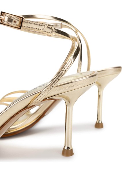 Kadın Hakiki Deri Dore Topuklu Ayakkabı 1135 1006 Bn Ayk Y25 Dore indirimleri