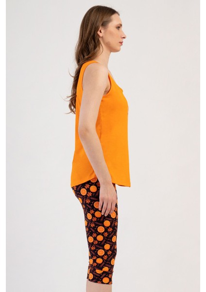 Pamuklu Kadın Genıs Askılı Kaprili Pijama Takım , 408357 modelleri