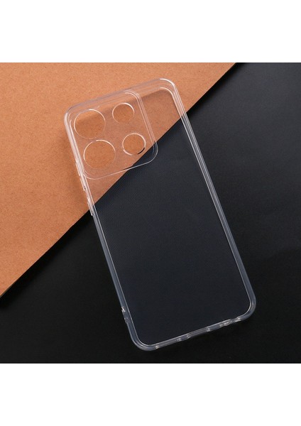 Tecno Spark Go 2023 Kılıf Znth Süper Silikon Kapak-Renksiz fırsatları