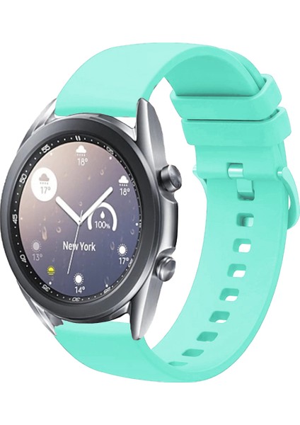 Samsung Galaxy Watch 3 41MM ile Uyumlu Kordon Jel Silikon Tokalı Kayış