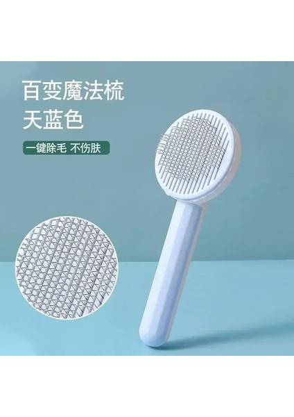 Kedi Fırçası Evcil Hayvan Tımar Fırçası Kediler Için Saç Kaldırma Evcil Kedi Saçları Sökücü Evcil Hayvanlar Epiloval Puppy Yavru Kedi Tımar Aksaklık: Şeker Koyu Mavi (Yurt Dışından)