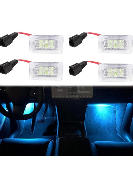 Tesla Model 3 Için Yüksekland Modely Su Birikintisi Işıkları Logo Modeli 3 ve Y Hoş Geldiniz Işık Kapı Işıkları Seti Kapı Basamağı Hayalet Işık Modeli Y/3/s/x (Yurt Dışından)