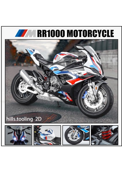 1:9 Bmw M1000RR S1000RR Yarış Alaşım Metal Döküm Motosiklet Modeli Simülasyon Hobi Koleksiyon Araç Modeli Doğum Günü Hediyesi Çocuk (Yurt Dışından) fırsatları