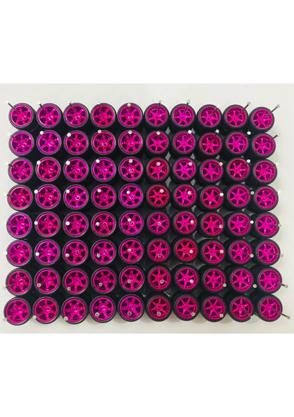 30 Takım/40 Takım 11MM Tekerlekler Için 1/64 Ölçekli Alaşım Araba Modelleri Lastikler + Akslar ile 1/64 Tekerlekler Için Sıcak Tekerlek/matchbox/domeka/tomy 1:64 (Yurt Dışından)