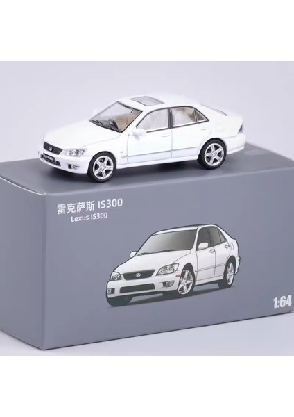 Jkm 1/64 Lexus IS300 Klasik Spor Sedan Pres Döküm Model Araba Metal Şasi Koleksiyon Modeli Süsler (Yurt Dışından)