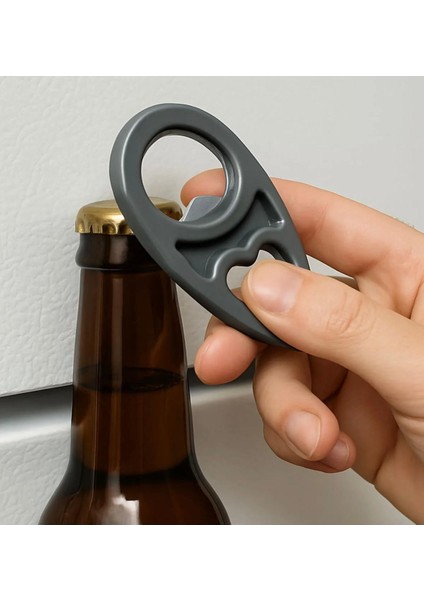 Magnetli Kapak Açacağı Gri Pratik Açacak 7 cm