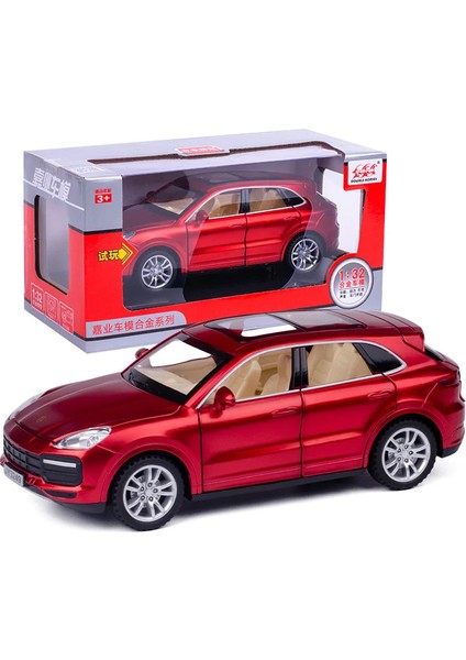 1:32 Porsche Cayenne Turbo Araba Alaşım Araba Modeli Simülasyon Araba Dekorasyon Koleksiyonu Hediye Oyuncak Döküm Modeli (Yurt Dışından)