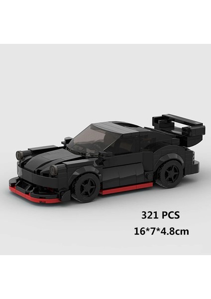 Moc Hız Şampiyonlar Süper Yarış Arabası F1 Büyük Araç Yarış Modeli Yapı Taşları Tuğla Spor Kamyonet Şehir Tekniği Oyuncak (Yurt Dışından)