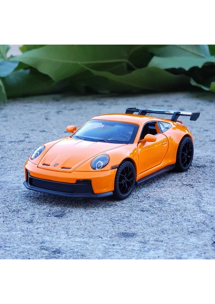 1:32 Porsche 911 Gt3 Rs Alaşım Model Araba Oyuncak Döküm Metal Döküm Ses ve Işık Oyuncak Arabalar Çocuklar Için Araç (Yurt Dışından)