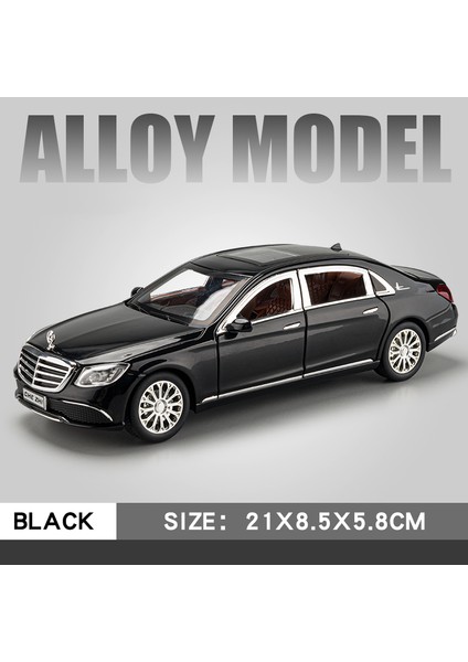 1:24 Mercedes Benz E300L E Sınıfı Alaşım Model Araba Döküm Metal Koleksiyonu Araç Oyuncak Modeli Ses ve Işık Çocuk Oyuncağı Araba Hediyeler (Yurt Dışından)