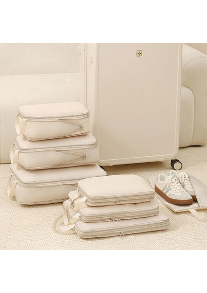 Adet/takım Seyahat Sıkıştırma Çantası Bagaj Organizatörü Seyahat Çantası Ambalaj Küpleri Seyahat Çanta Düzenleyici Seyahat Saklama Çantası (Yurt Dışından) fiyatları