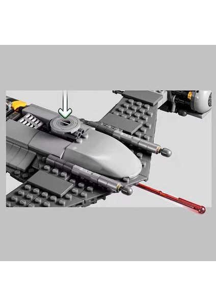 Moc 73525 Uzay Savaşçısı Yapı Taşı N-1 Naboo Savaş Uçağı'ndan Starhunt Birleştirin Şekil Oyuncaklar Tuğla Çocuklar Için Doğum Günü Hediyesi (Yurt Dışından) modelleri