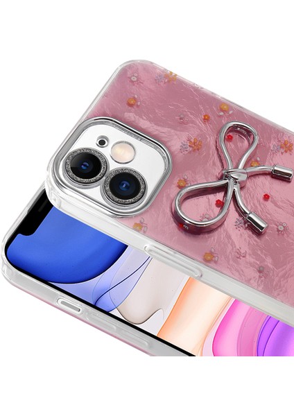 iPhone 11 Kılıf Kamera Korumalı Figürlü Znth Ponti Silikon Kapak - Lila