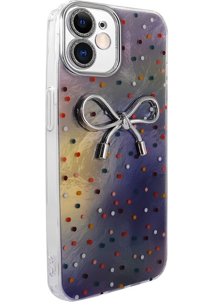 iPhone 11 Kılıf Kamera Korumalı Figürlü Znth Ponti Silikon Kapak - Lila