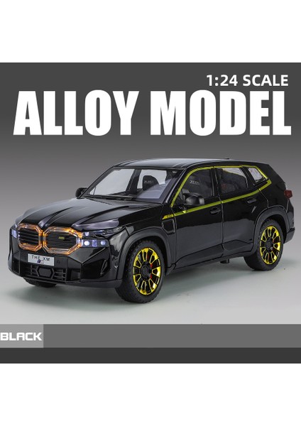 1:24 Bmw Xm Suv Alaşım Diecast Minyatür Model Araba Ses ve Işık Hediyeler Için Erkek Arkadaşı Çocuk Oyuncakları Simülasyon Koleksiyonu Nesneleri (Yurt Dışından)