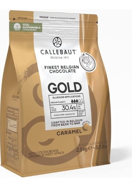 Gold Karamel Kuvertür Drop Çikolata 2.5 Kg fiyatları