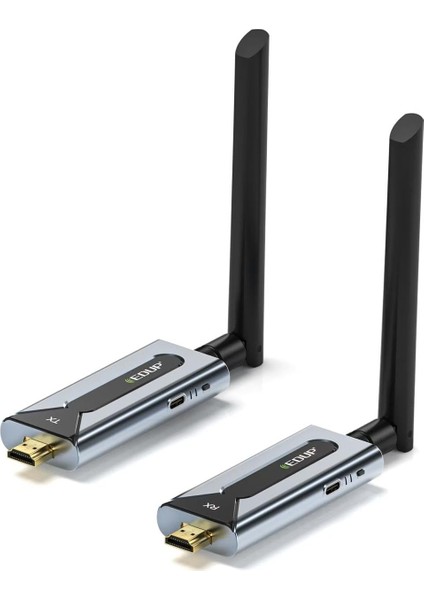 Edup Kablosuz HDMI Sistemi 5.8g 150 Metre Menzil Kesintisiz Akış EH-WD9910