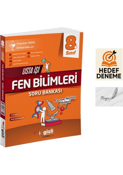 Gizli 8.sınıf Usta Işi Fen Bilimleri Soru Bankası Hedef Deneme
