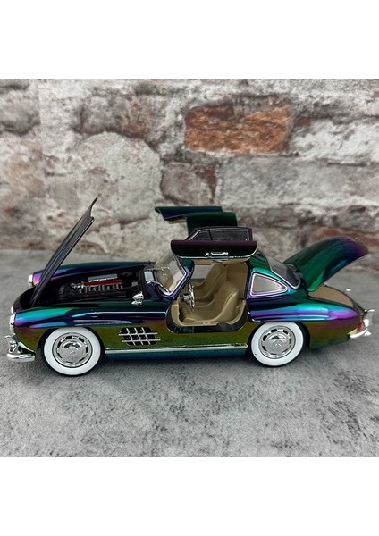 1/24 Benz 300SL Elektroliz Sürüm Alaşım Araba Diecast Metal Modeli Toplamak Hobi Modeli Süsler Hediye Boys Için (Yurt Dışından) fırsatları