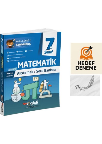Gizli 7.sınıf Alıştırmalı Matematik Soru Bankası Hedef Deneme