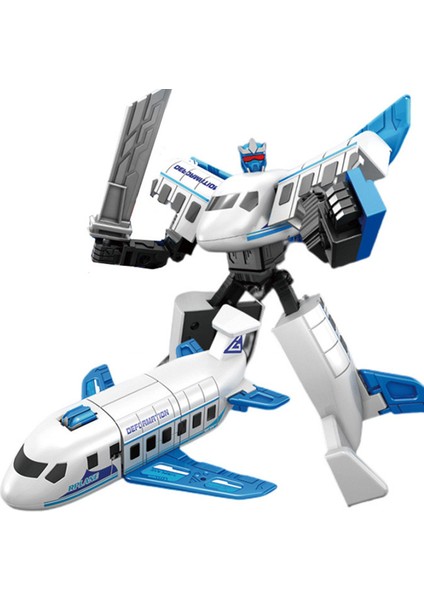 6699 Yeni 20 cm Dönüşüm Oyuncaklar Anime Robot Araba Aksiyon Figürü Plastik Abs Serin Film Uçak Mühendislik Modeli Çocuk Çocuk Hediye (Yurt Dışından)