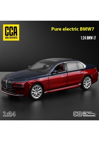 Cca 1:24 Bmw I7 G70 M70L Saf Elektrikli Yeni Enerji Limuzin Alaşım Metal Pres Döküm Model Araç Ses ve Işık Erkek Arkadaşı Için Hediye (Yurt Dışından) fırsatları