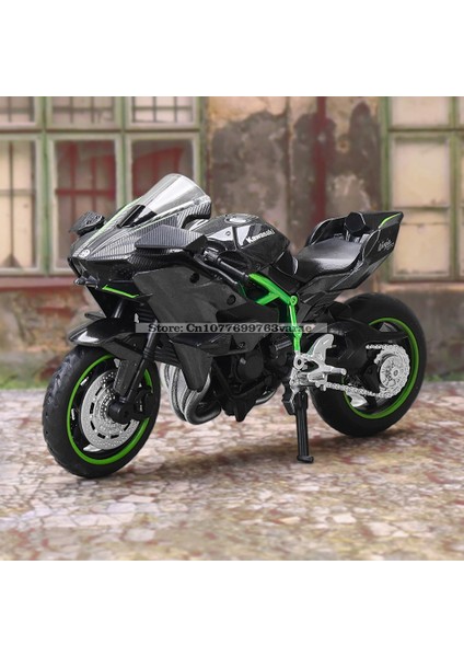 Msz 1:18 Kawasaki Ninja H2R Suzuki Yamaha Alaşım Döküm Araba Motosiklet Modeli Oyuncak Hediye Veren Döküm Statik Motosiklet Modeli (Yurt Dışından) fırsatları