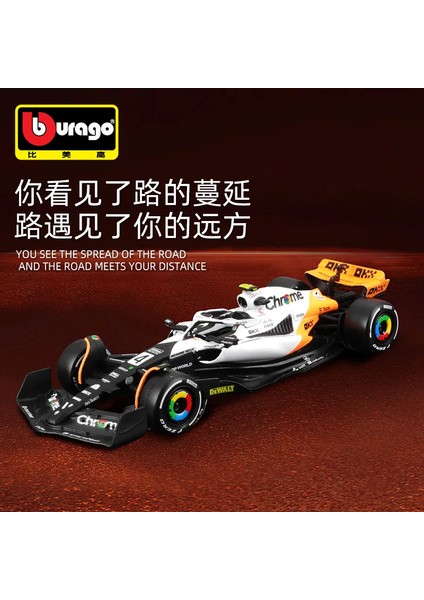 Bburago 1:43F1 Araba Yarışı Modeli Monaco MCL60 Mclaren Simülasyon Alaşım Araba Modeli Denklemi Tatil Hediyeler Masaüstü Dekorasyon Hediye (Yurt Dışından) modelleri