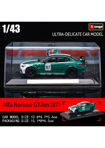 Bburago 1:43 Lamborghini SC63 Lmdh Porsche 963 Romeo Yarış Modeli Simülasyon Araba Modeli Alaşım Araba Oyuncak Erkek Koleksiyonu Hediye (Yurt Dışından)