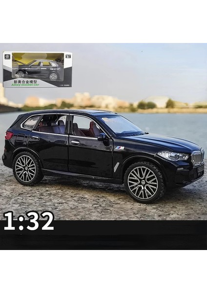 1:32 Bmw X5 Suv Alaşım Model Araba Oyuncak Döküm Döküm Geri Çekin Ses ve Işık Oyuncak Arabalar Çocuklar Için Araç A31 (Yurt Dışından)