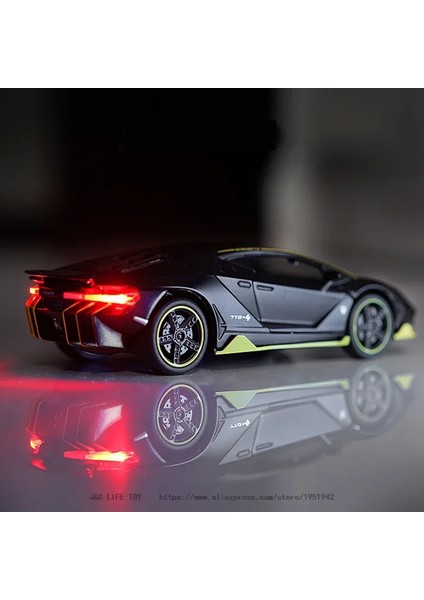 1:32 Lamborghini LP770 0 Alaşım Spor Araba Modeli Pres Döküm ve Oyuncak Araçlar Ses Işığı Süper Yarış Kaldırma Kuyruk Çekme Araba Oyuncak (Yurt Dışından) modelleri