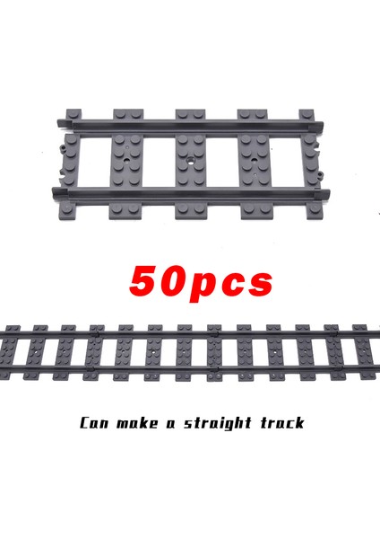 Moc Şehir Tuğla Tren Esnek Inşaat Parçaları Demiryolu Eğrisi Parça R104 Yapı Taşları Model Aksesuarları Uyumlu 53401 (Yurt Dışından)