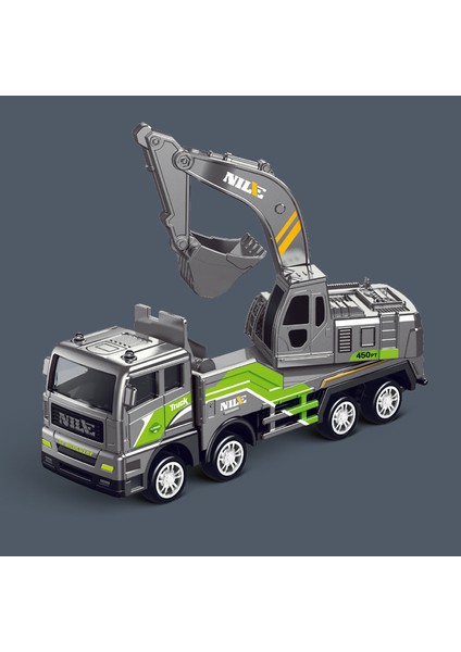 1/50 Model Araba Buldozer Kamyon Ekskavatör Vinç Forklift Inşaat Mühendisliği Araç Oyuncaklar Boys Çocuklar Için Eğitici Oyuncaklar (Yurt Dışından)