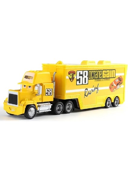 2025 Cars 2 Disney Pixar Car 3 Lightning Mcqueen Mack Uncle Jackson Storm Truck Diecast Dinoco Metal Toys Gift For Children Kids (Yurt Dışından)