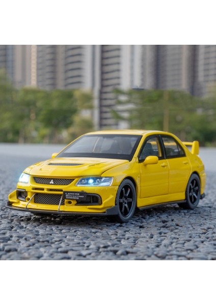 1:32 Lancer Evolution Evo Simülasyon Araba Modeli Metal Döküm Oyuncak Araçlar Alaşım Dekorasyon Ses Işığı Metal Adam Çocuklar Hediye Çocuk (Yurt Dışından) fırsatları
