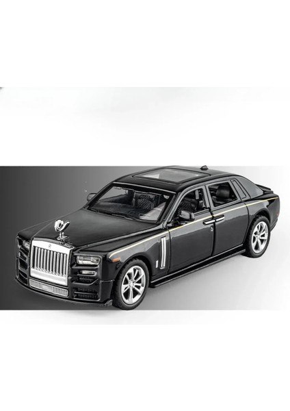 1/36 Rolls Royce Phantom Araba Modeli Alaşım Döküm Simülasyon Oyuncak Ses Işığı ile 2 Kapı Açık Oyuncaklar Çocuklar Için Noel Hediyeleri (Yurt Dışından)
