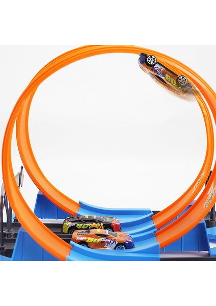 Sıcak Dublör Hız Çift Araba Tekerlekleri Modeli Yarış Pisti Diy Montajlı Ray Kitleri Mancınık Raylı Araba Yarışı Erkek Çocuk Oyuncakları Çocuklar Için Hediye (Yurt Dışından) fiyatları