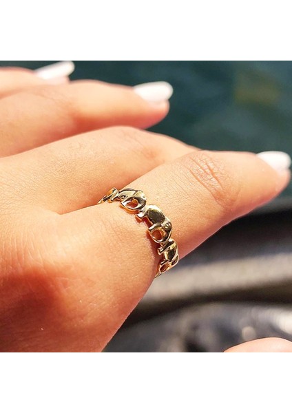 Gümüş Yüzük - Fil Bereket 925 Ayar Gümüş Yüzük-925 Ayar Taşsız Hediye Gümüş Yüzük fiyatları