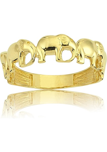 Gümüş Yüzük - Fil Bereket 925 Ayar Gümüş Yüzük-925 Ayar Taşsız Hediye Gümüş Yüzük modelleri