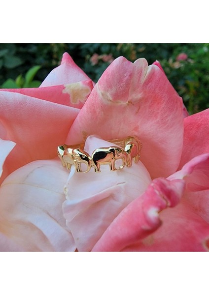 Gümüş Yüzük - Fil Bereket 925 Ayar Gümüş Yüzük-925 Ayar Taşsız Hediye Gümüş Yüzük indirimleri