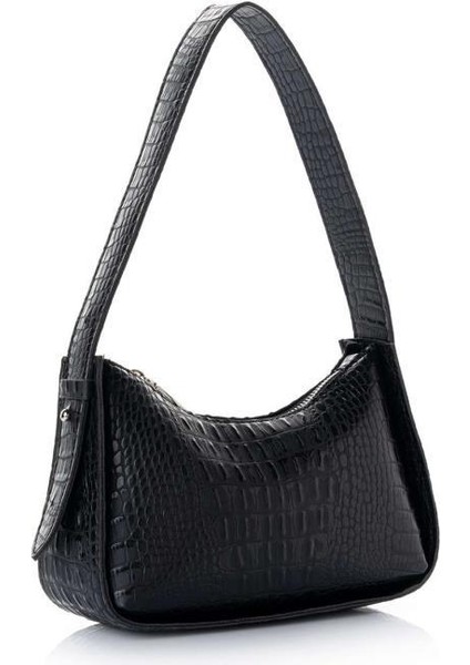 Desenli Baget Kadın El ve Omuz Çantası