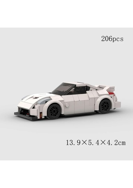 Moc Hız Şampiyonlar Süper Yarış Arabası F1 Büyük Araç Yarış Modeli Yapı Taşları Tuğla Spor Kamyonet Şehir Tekniği Oyuncak (Yurt Dışından)