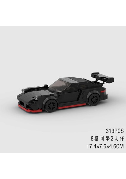 Moc Hız Şampiyonlar Süper Yarış Arabası F1 Büyük Araç Yarış Modeli Yapı Taşları Tuğla Spor Kamyonet Şehir Tekniği Oyuncak (Yurt Dışından)