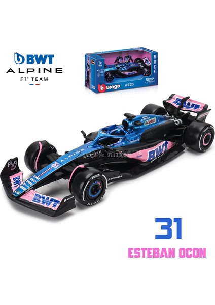Bburago 1:43 F1 Red Bull Ferrari Mercedes Benz Aston Martin Mclaren Alfa Romeo Alaşım Lüks Araba Döküm Araba Modeli Oyuncak Serisi (Yurt Dışından)