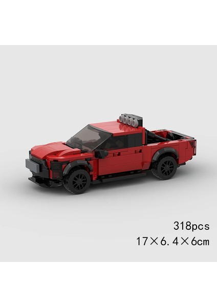 Moc Hız Şampiyonlar Süper Yarış Arabası F1 Büyük Araç Yarış Modeli Yapı Taşları Tuğla Spor Kamyonet Şehir Tekniği Oyuncak (Yurt Dışından)