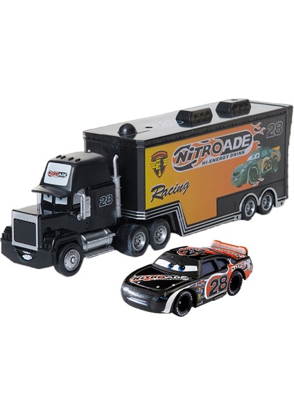 Ölçekli 1:32 Tesla Cybertruck Pickup Römork Rv Metal Alaşım Oyuncak Araba Modeli Diecast Off-Road Araç Hediye Erkek Çocuklar Için Koleksiyon (Yurt Dışından)