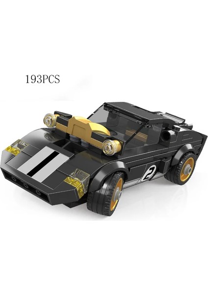 Moc Hız Şampiyonlar Süper Yarış Arabası F1 Büyük Araç Yarış Modeli Yapı Taşları Tuğla Spor Kamyonet Şehir Tekniği Oyuncak (Yurt Dışından)