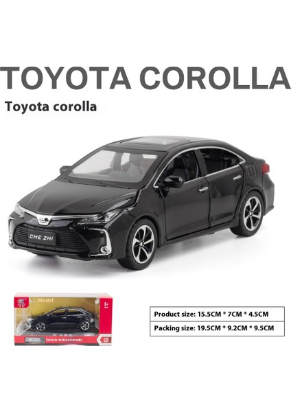 Diecast 1:32 Toyota Corolla Alaşım Araba Modeli Ses Işık Geri Çekin Oyuncak Araba Merkezi Kontrol Süsler Toplamak Zarif Hediye Kutuları (Yurt Dışından)