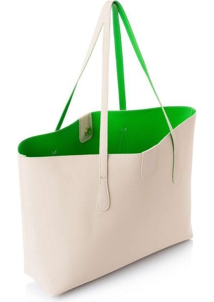 Kadın Büyük Suni Deri Tote Omuz Çantası modelleri