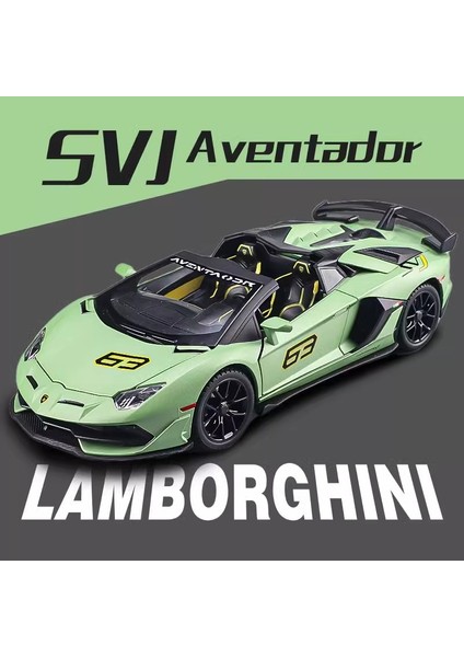 1:32 Lamborghini Aventador Svj LP780-4 Alaşım Süper Spor Araba Döküm Modeli Dekoratif Trendy Süsler Arkadaş Hediye Çocuk Oyuncak (Yurt Dışından) fiyatları